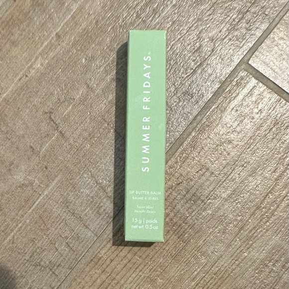 Summer Fridays Lip Butter Balm Sheer Mint Clear 15g New - Picture 1 of 2